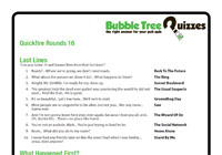 Quickfire Rounds 16 Quickfire Rounds 16